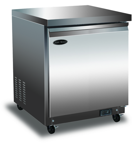 Serv-Ware UCR-27-HC-T Undercounter Reach-In Refrigerator