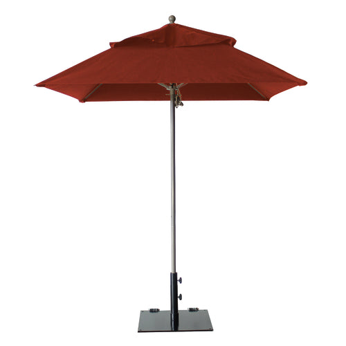 Grosfillex 98668231 Terra Cotta 6.5 ft Windmaster Umbrella