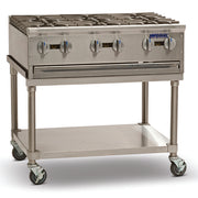 Imperial Range PSH424 Countertop 4-Burner Gas Hot Plate | 128,000 BTU