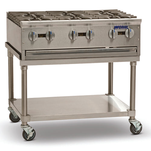 Imperial Range PSH424 Countertop 4-Burner Gas Hot Plate | 128,000 BTU