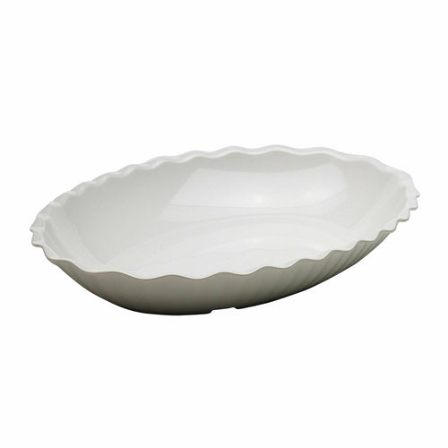 Cambro DP15 3.4 qt. Oval Scalloped Deli Platter | 11-5/16" x 15-3/4"