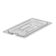 Cambro 30CWCHN135 Camwear Notched 1/3 Size Food Pan Cover w/ Handle