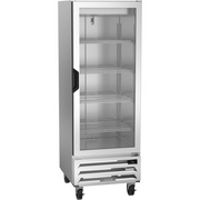 Beverage Air HBF12HC-1-G 24" 1 Glass Door Bottom Mount Reach-In Freezer | 11.9 Cu. Ft.