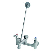 T&S Brass B-0665-CR-BSTR 8" Center Wall Mount Service Sink Faucet