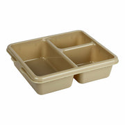 Cambro 9113CW Camwear 3 Compartment Delivery Tray | 9" x 11"
