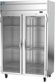 Beverage Air CT2HC-1G 2 Glass Door Convertible Refrigerator Freezer | 45.2 Cu. Ft.