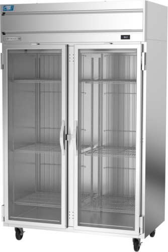 Beverage Air CT2HC-1G 2 Glass Door Convertible Refrigerator Freezer | 45.2 Cu. Ft.