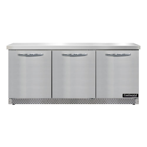 Continental Refrigerator SW72N-FB Refrigerated Counter, Work Top