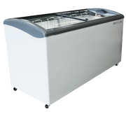 Beverage Air NC60HC-1-W 60" Sliding Glass Lid White Ice Cream Novelty Freezer | 15.84 Cu. Ft.