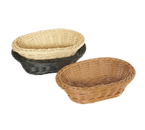 G.E.T. WB-1504 9-1/4 x 6-3/4" Oval Polyweave Basket