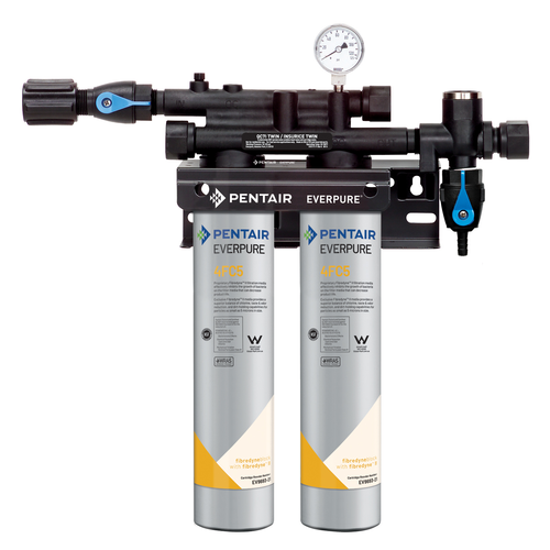Everpure QC7I TWIN 4FC5 Water Filtration System for Fountain / Beverage Machine