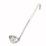 Winco LDC-3 3 oz. Stainless Steel Ladle w/ Ivory Handle