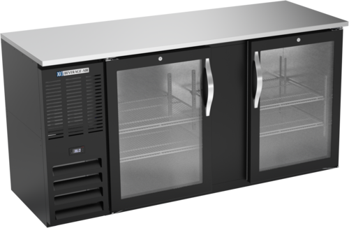 Beverage Air BBN68HC-G-B Back Bar Cooler