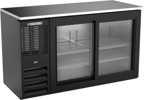 Beverage Air BBN58HC-F-GS-B Back Bar Cooler