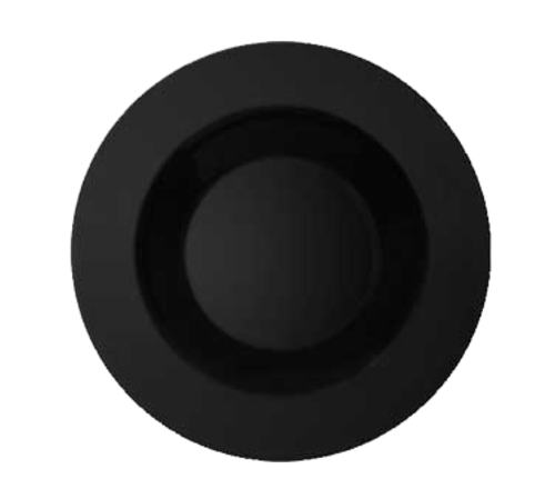 G.E.T. B-2412-BK Black Elegance 12-1/2" 24 oz. Black Melamine Bowl | Case of 12
