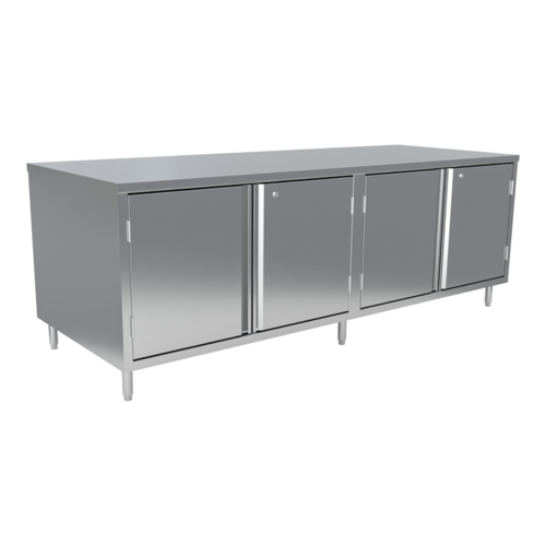 BK Resources CST-3696HL2 Work Table, Cabinet Base Hinged Doors