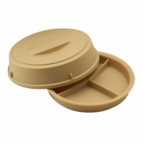Cambro HK93CW133 Camwear 9-1/2” Heat Keeper Base & Cover | 3 Compartment