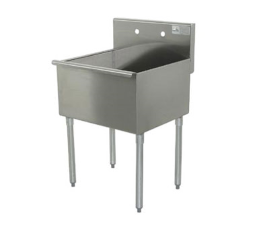 Advance Tabco 4-81-18-X 18" 1-Compartment Stainless Steel Sink | 18"(W) x 18"(D) x 14" Deep