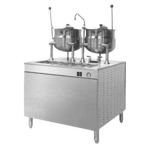 Cleveland 24DMK6 24" Tilting Direct Steam Kettle Cabinet Assembly | (1) 6 Gallon Kettle