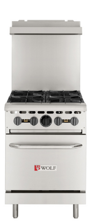 Wolf WX24-4BN-QS-COMMANDER 24" Gas Range