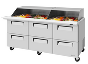 Turbo Air TST-72SD-30-D6-N-SL Mega Top Sandwich / Salad Prep Table