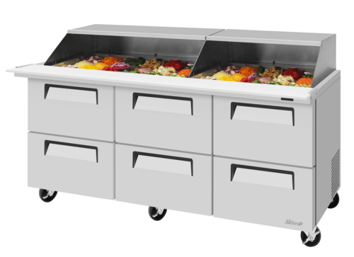 Turbo Air TST-72SD-30-D6-N-SL Mega Top Sandwich / Salad Prep Table