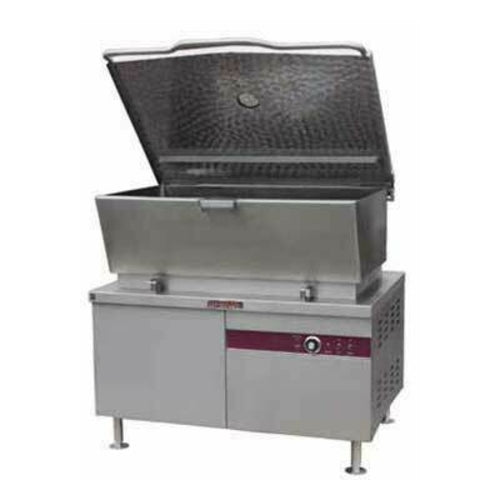 Crown Steam EMTS-60 Electric Hydraulic Tilting Skillet w/ Cabinet Base | 60 Gal. Capacity