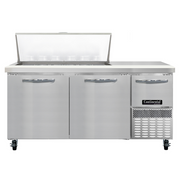 Continental Refrigerator RA68N18M Refrigerated Counter, Mega Top Sandwich / Salad Unit