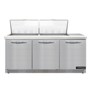 Continental Refrigerator D72N24M-FB Refrigerated Counter, Mega Top Sandwich / Salad Unit