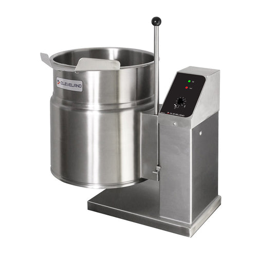 Cleveland KET3T 2/3 Jacket Electric Countertop Tilting Kettle | 3 Gallon Capacity