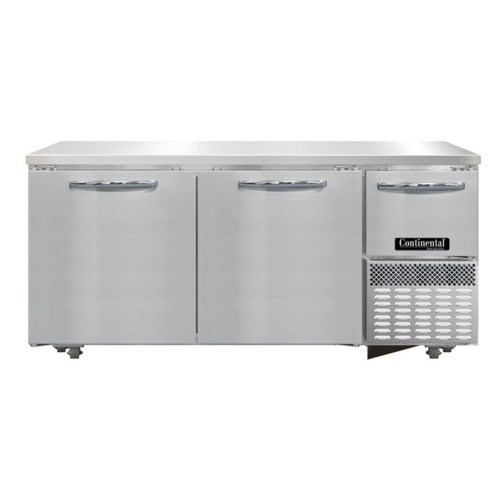 Continental Refrigerator RA68SN-U Refrigerator, Undercounter, Reach-In