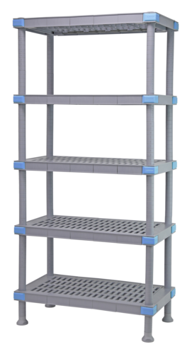Quantum QP246050VS-5 Shelving Unit, All Plastic