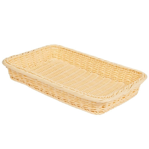 G.E.T. WB-1509 18 x 12-1/4" Rectangle Polyweave Basket