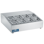 Arctic Air ACP8SQ 15" Refrigerated Countertop Pan Rail | 8 Sixth Pan