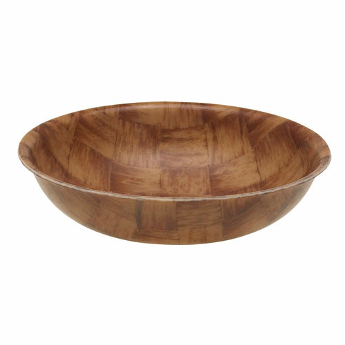 Cambro 6F301 Dark Basketweave 14.3 oz. Fiberglass Salad Bowl