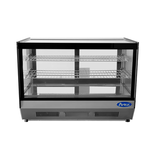 Atosa CDRS-56 35.5" Square Glass Refrigerated Countertop Display Case | 5.6 Cu. Ft.
