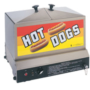 Gold Medal Steamin Demon 8007 30-40 Buns 80-90 Hot Dog Steamer & Warmer | w/ Juice Tray