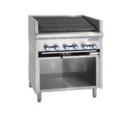 Imperial IABF-24 24" Floor Model Gas Steakhouse Charbroiler | 80,000 BTU