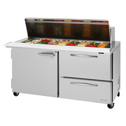 Turbo Air PST-60-24-D2R(L)-N Mega Top Sandwich / Salad Prep Table