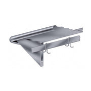 Advance Tabco PS-12-60-EC-X Stainless Steel Wall Mounted Shelf w/ 9 Hook Pot Rack | 60" x 12"