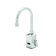 T&S Brass EC-3130 ChekPoint Single Hole Above Deck Touchless Faucet w/ Gooseneck Spout