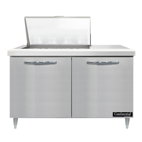 Continental Refrigerator D48N12M Refrigerated Counter, Mega Top Sandwich / Salad Unit