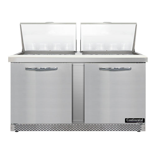 Continental Refrigerator SW60N24M-FB Refrigerated Counter, Mega Top Sandwich / Salad Unit