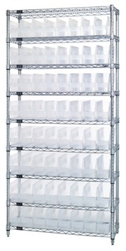 Quantum WR9-201CL Shelving Unit, Wire