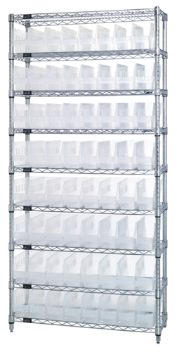Quantum WR9-201CL Shelving Unit, Wire