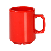 Thunder Group CR9010PR Pure Red 8 oz. Mug | Case of 12