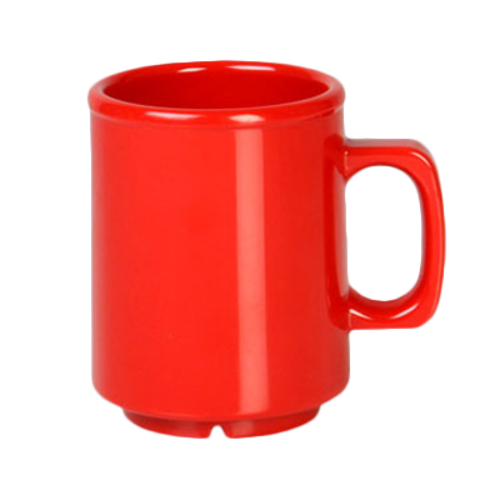 Thunder Group CR9010PR Pure Red 8 oz. Mug | Case of 12
