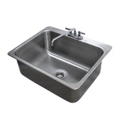 Advance Tabco DI-1-2812 25" x 31" 1-Compartment Stainless Steel Drop-In Hand Sink