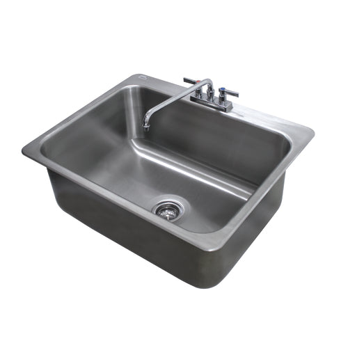 Advance Tabco DI-1-2812 25" x 31" 1-Compartment Stainless Steel Drop-In Hand Sink