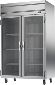 Beverage Air HFP2HC-1G 52" 2 Glass Door Top Mount Reach-In Freezer | 46.29 Cu. Ft.